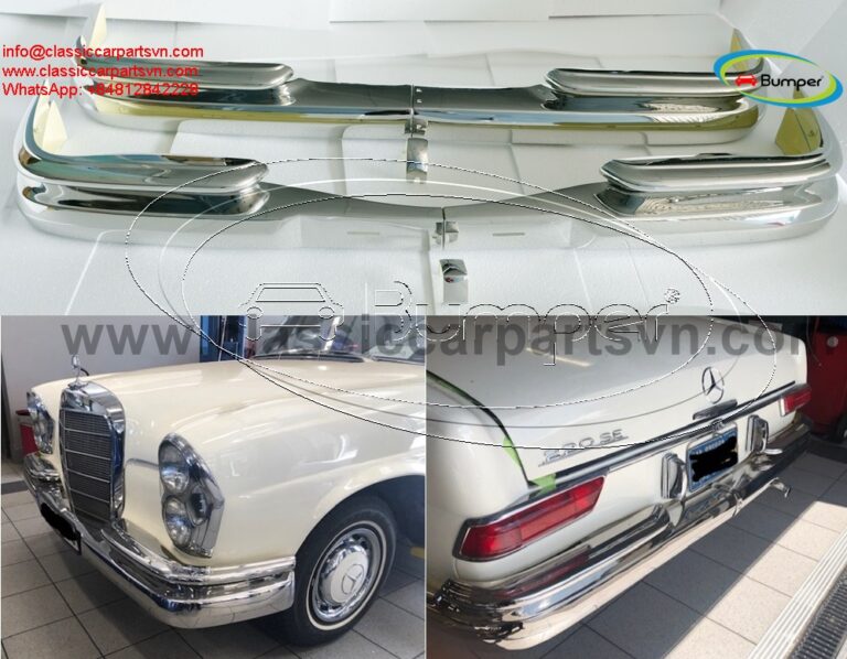 Mercedes W111 W112 Fintail Coupe 2-Door Bumpers